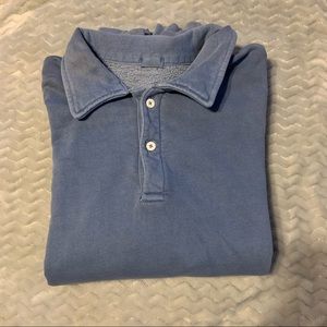 Brandy Melville Bright blue collared sweatshirt